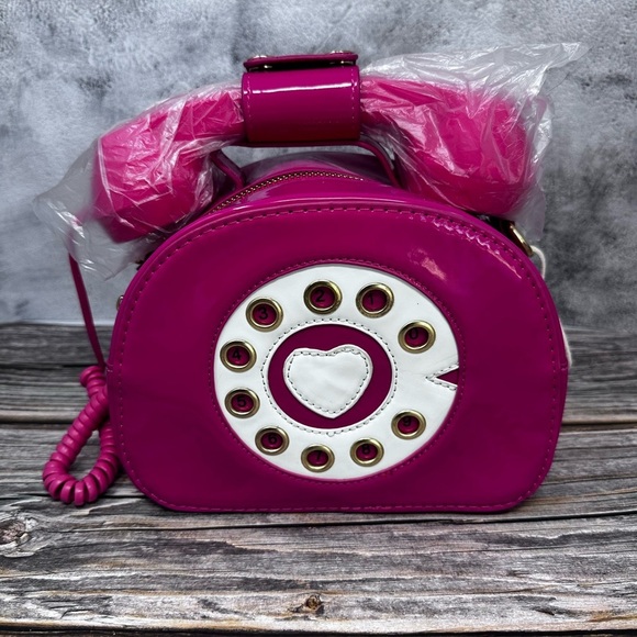 TELEPHONE SHAPED PURSE SHOULDER CROSSBODY BAG NWOT​ - Picture 4 of 7
